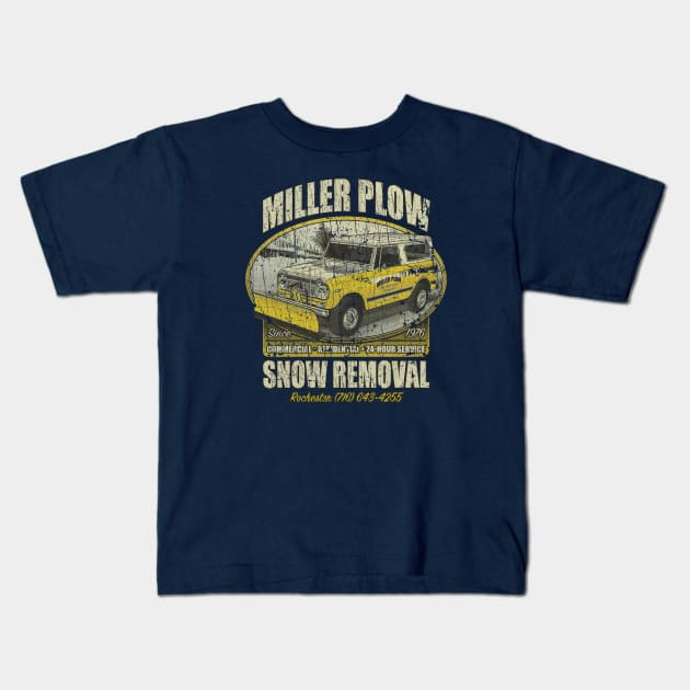 Miller Plow Service 1976 Kids T-Shirt by JCD666